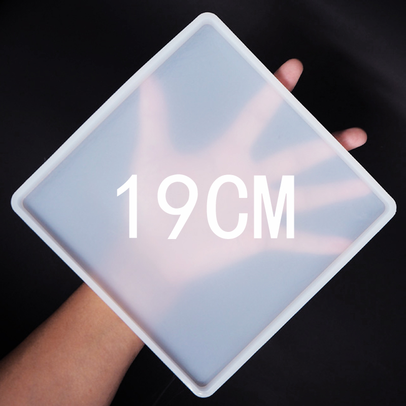 Coaster Mold Square - Big Square Coaster Silikon Cetakan Besar