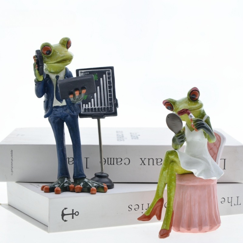 Resin Art Business - Kerajinan Seni Resin Bentuk Katak Pasangan