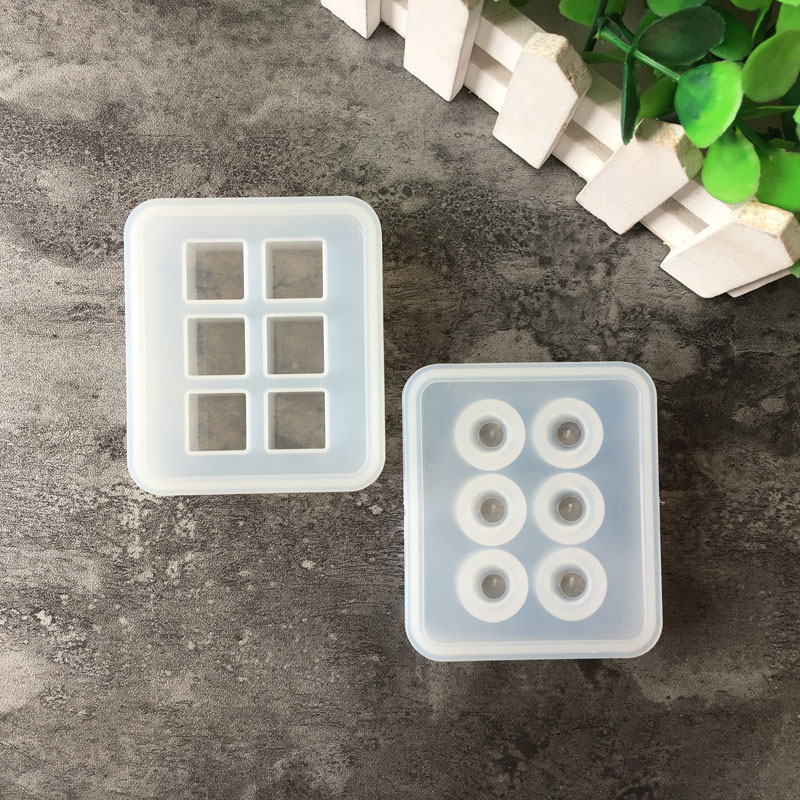 Resin Art Glue - Cetakan Silikon 16Mm Kubus Bola Beads