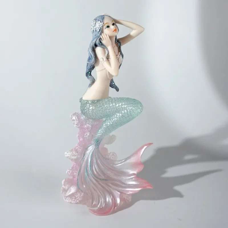 Resin Art Ocean - Ornamen Kerajinan Patung Gelombang Laut Karang