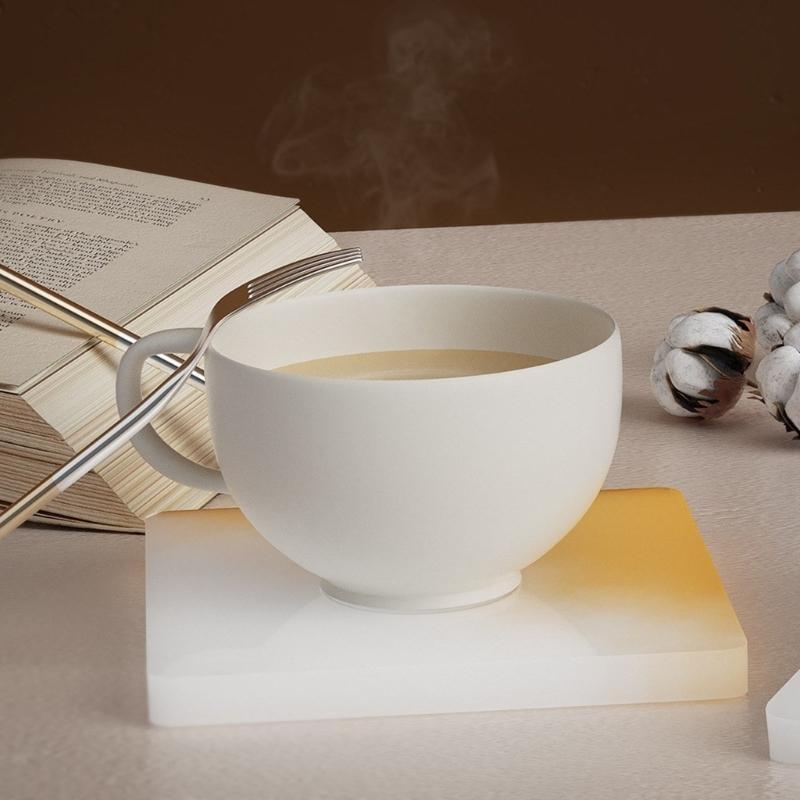 Coaster Mold Square - Cetakan Silikon Serbaguna Cetakan Pembuat Ornamen