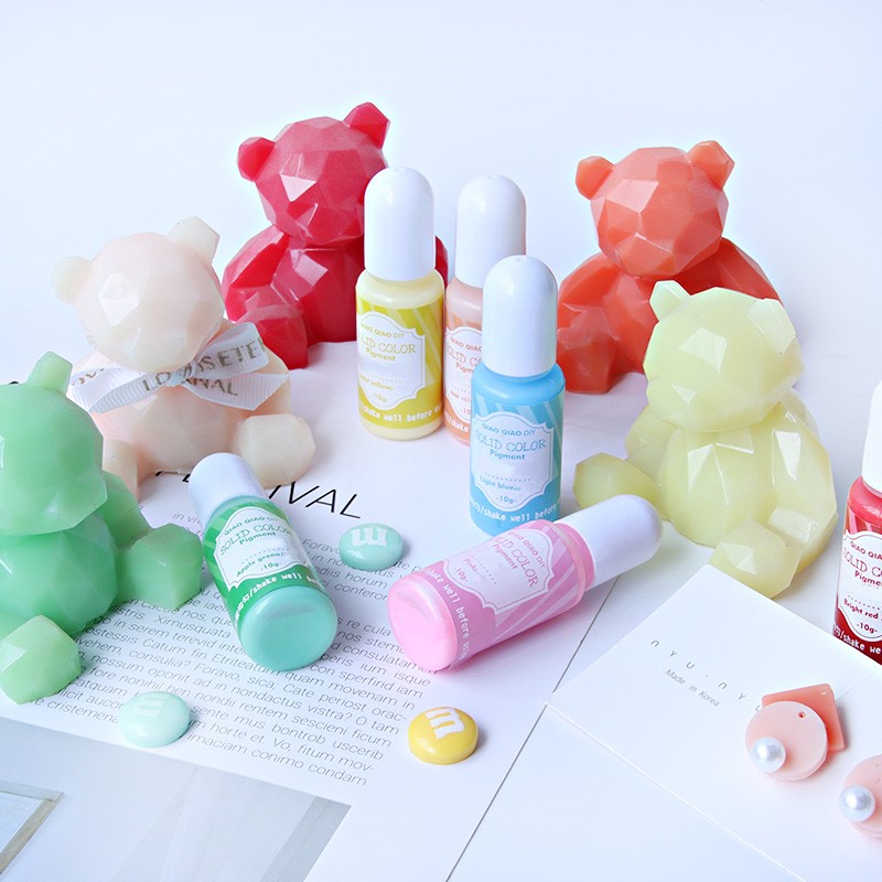 Resin Art Liquid - Pigmen cair 18 warna cerah untuk