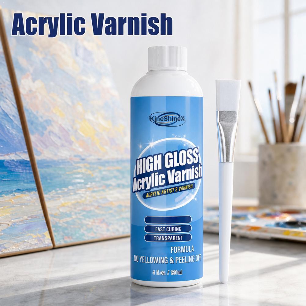Resin Artist - 120ml Pernis Akrilik Kilap Tinggi untuk