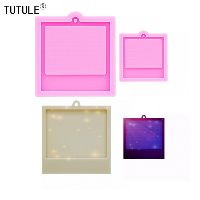 Coaster Mold Square - Cetakan Silikon Persegi Kecil-Resin Epoksi/Mengkilap/Cetakan Mengkilap-Tatakan/Lencana/Gantungan