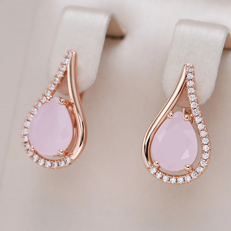 Resin Art Ring - Anting Hoop Tetesan Air Opal Sintetis