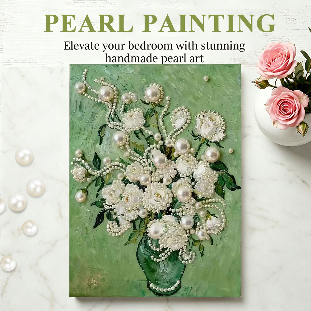Resin Art Rose - Kit Lukisan Mutiara DIY Huacan untuk