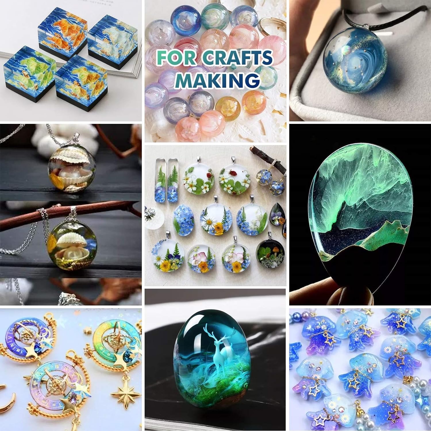 300g UV Resin jelas, keras, up - Resin Art Glue ulasan dan harga
