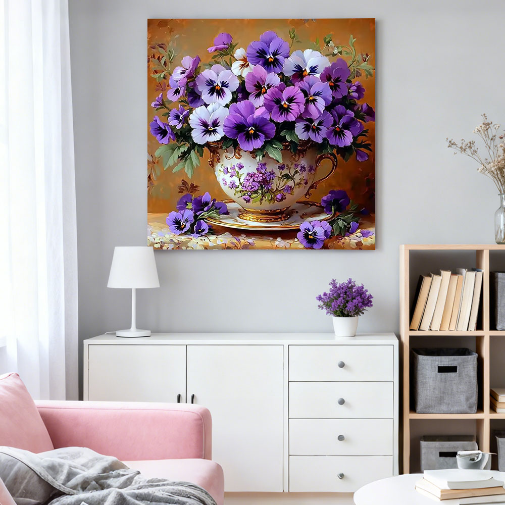 HUACAN 5D Diamond Mosaic Lukis - Resin Art Rose ulasan dan harga