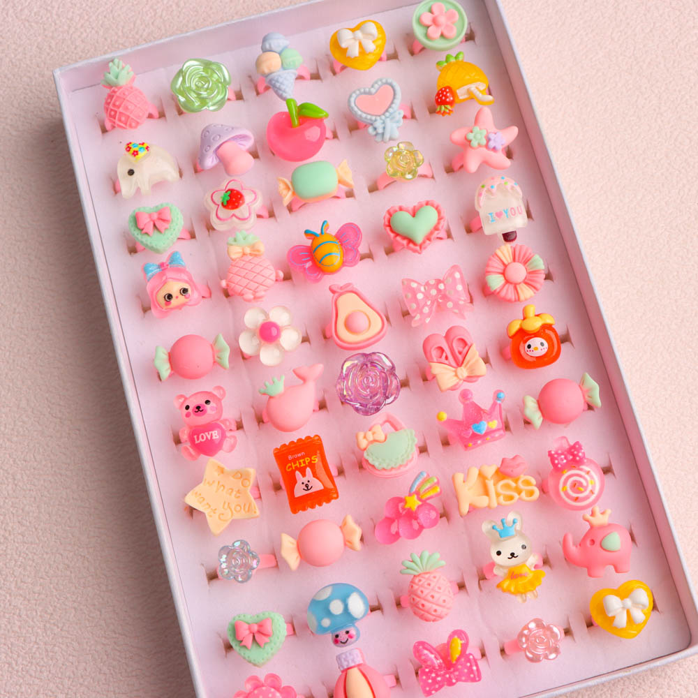 10/20/30/50/100 Buah/Lot Cinci - Resin Art Ring ulasan dan harga