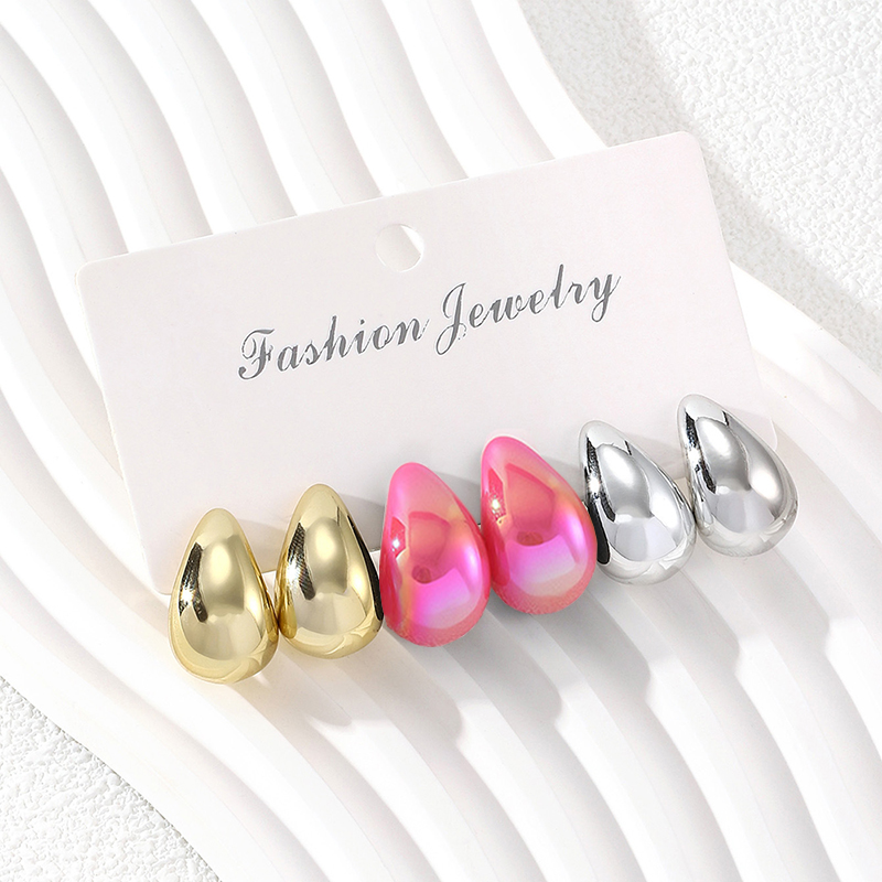 3 Pasang Anting Menjuntai Resi - Resin Art Ring ulasan dan harga