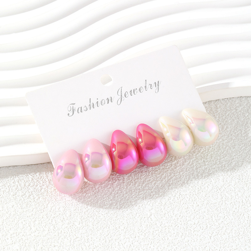 3 Pasang Anting Menjuntai Resi - Resin Art Ring ulasan dan harga