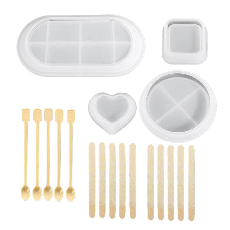 Cetakan Silikon AB47-Tray untu - Coaster Mold Square ulasan dan harga