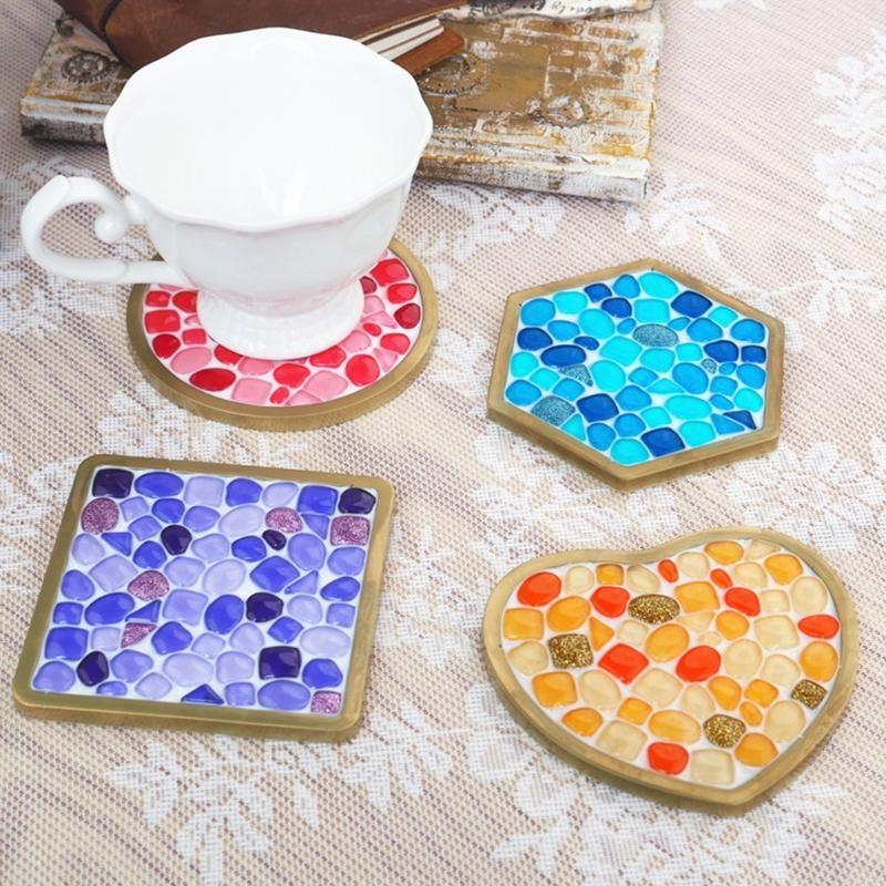 Cetakan silikon resin cetakan  - Coaster Mold Square ulasan dan harga