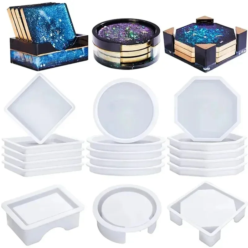 Cetakan Silikon Coaster Bulat  - Coaster Mold Square ulasan dan harga