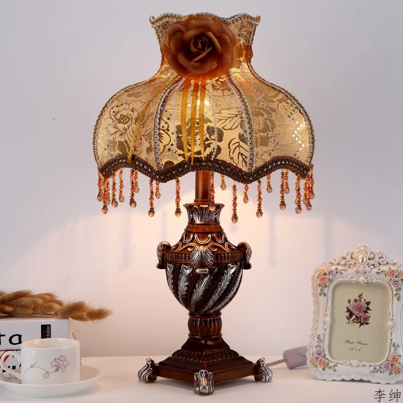 Nordic Putri Vintage Lampu Mej - Resin Art In Floor ulasan dan harga