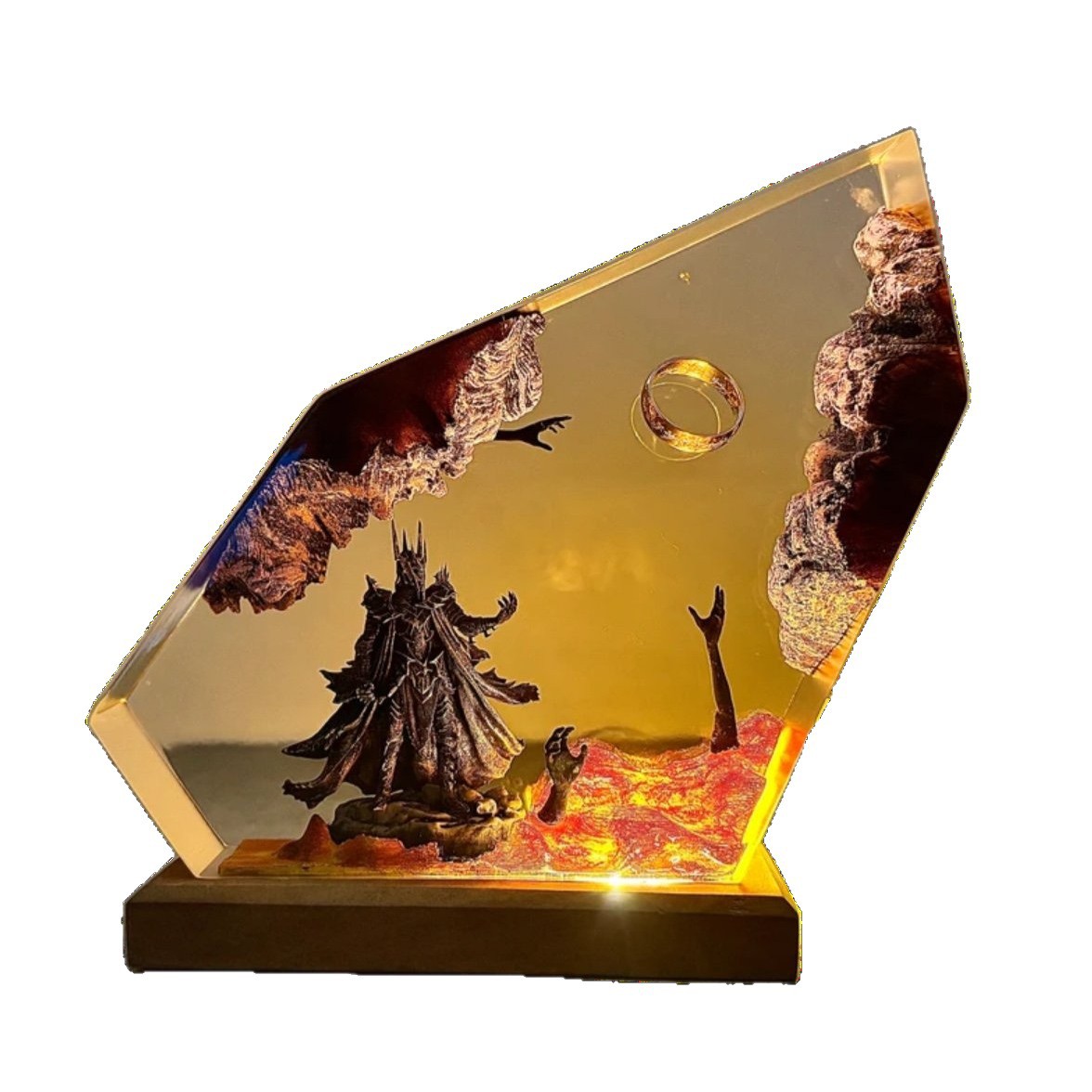 Lampu Meja Resin Organisme Ala - Resin Art Ring ulasan dan harga
