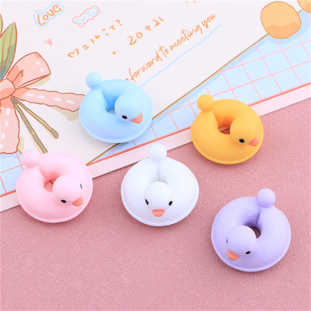 20 Buah Kartun Bebek Cincin Re - Resin Art Ring ulasan dan harga