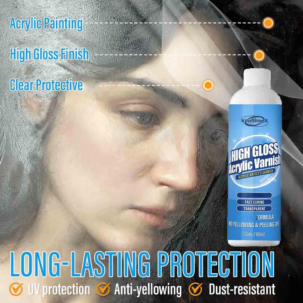 120ml Pernis Akrilik Kilap Tin - Resin Artist ulasan dan harga