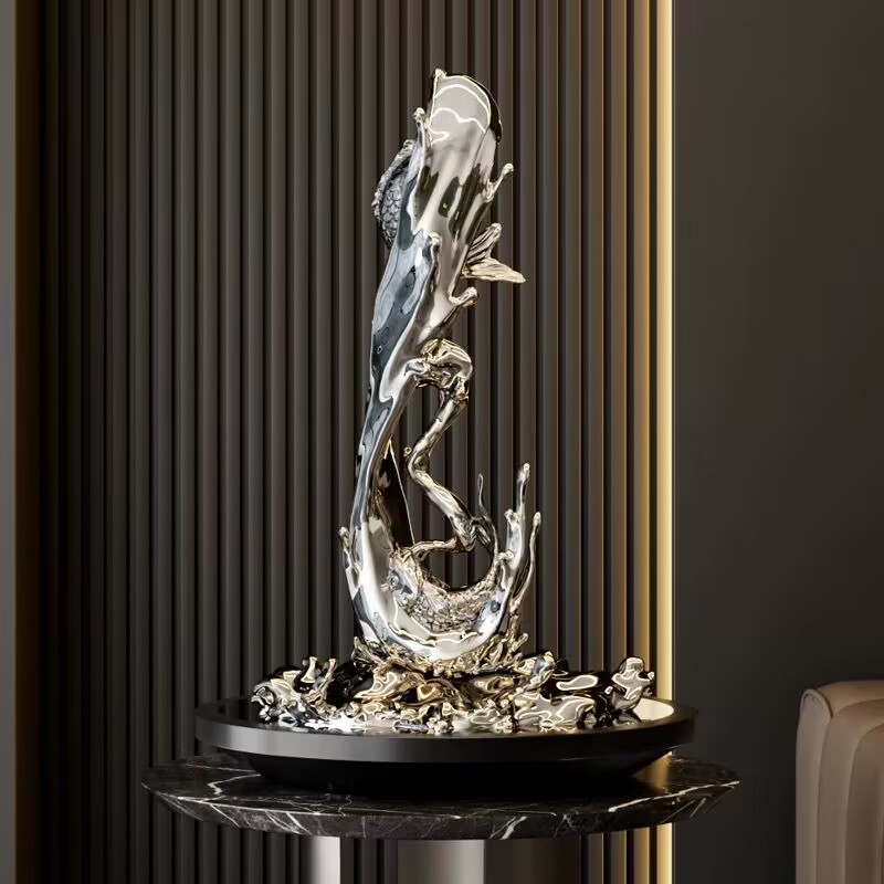 Patung Seni Abstrak Ornamen An - Resin Art In Floor ulasan dan harga
