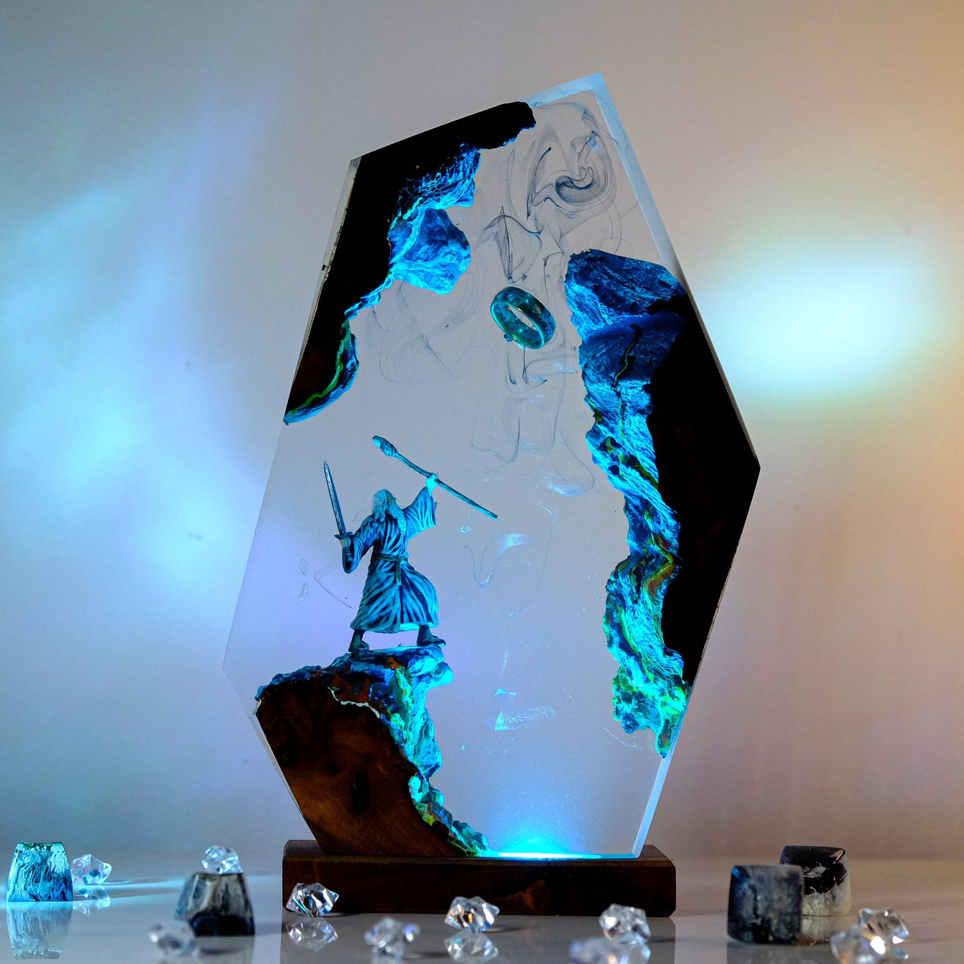 Lampu Resin Figur Adegan Film  - Resin Artist ulasan dan harga