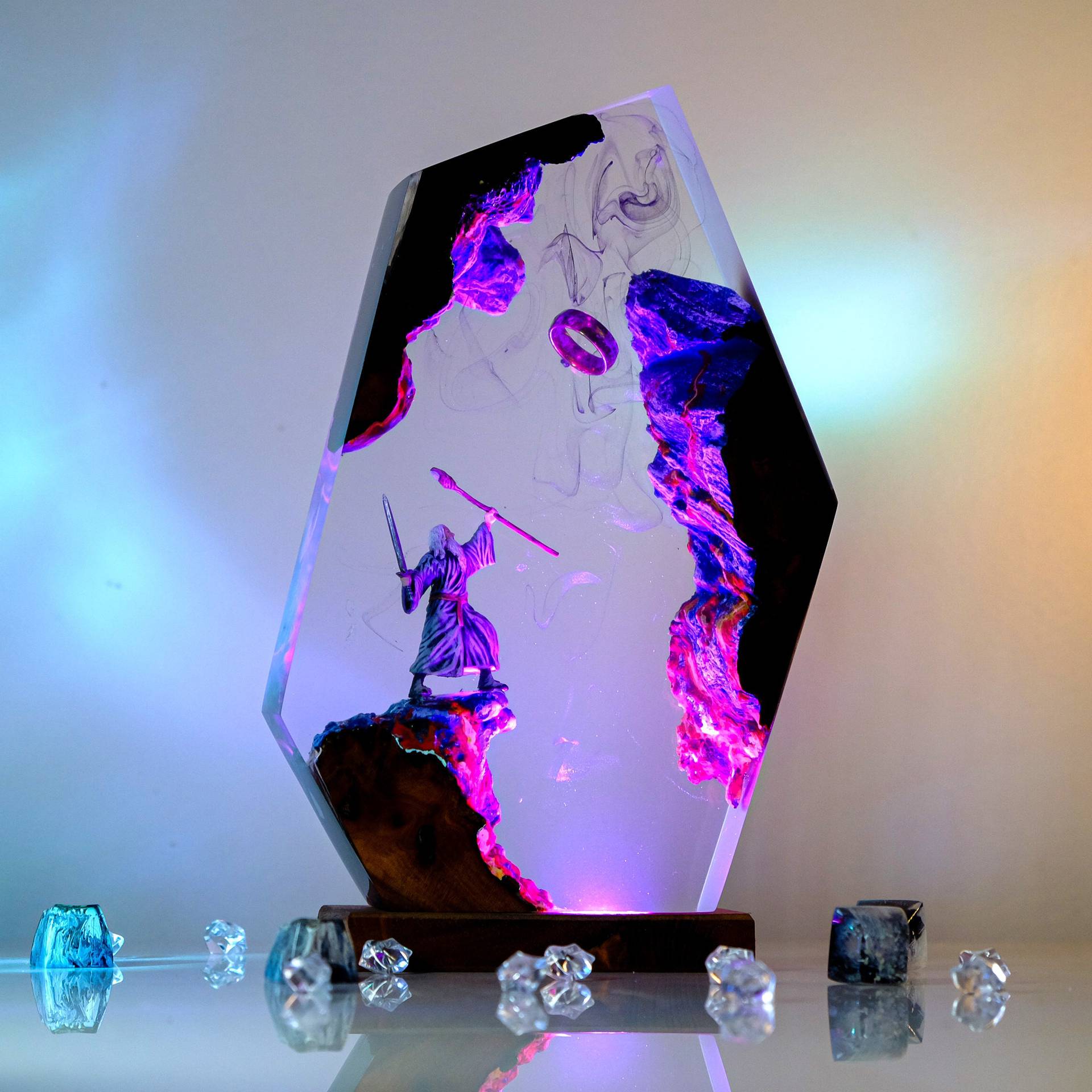 Lampu Resin Figur Adegan Film  - Resin Artist ulasan dan harga