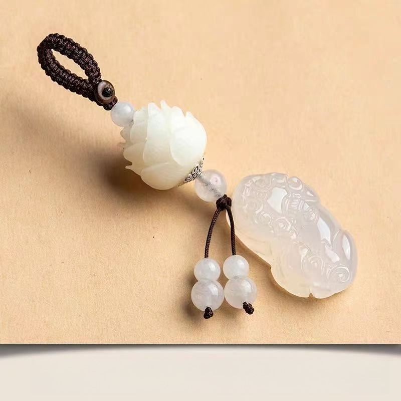Gantungan Kunci Liontin Lotus  - Resin Art Ring ulasan dan harga