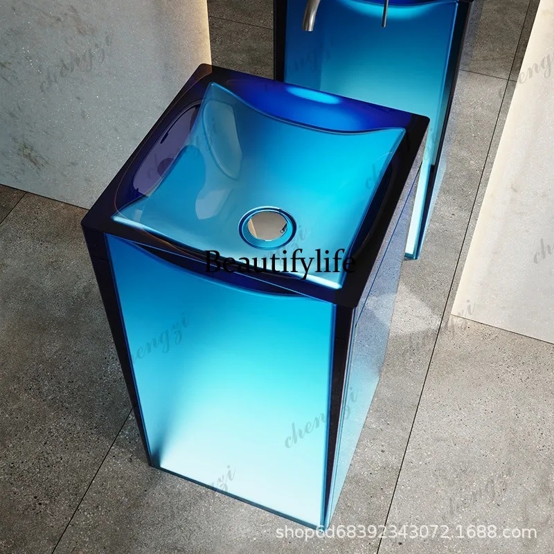R134 Wastafel kolom resin tran - Resin Art In Floor ulasan dan harga