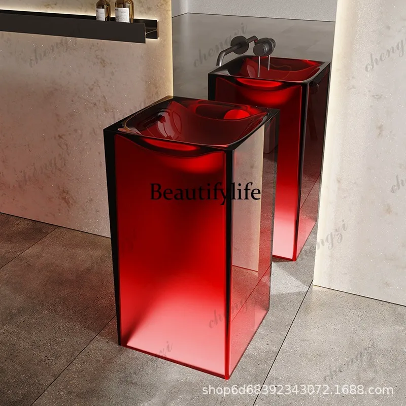 R134 Wastafel kolom resin tran - Resin Art In Floor ulasan dan harga