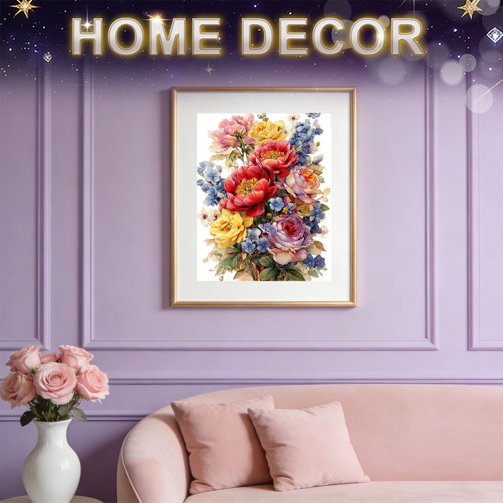 HUACAN Diamond Painting Kit Bu - Resin Art Rose ulasan dan harga
