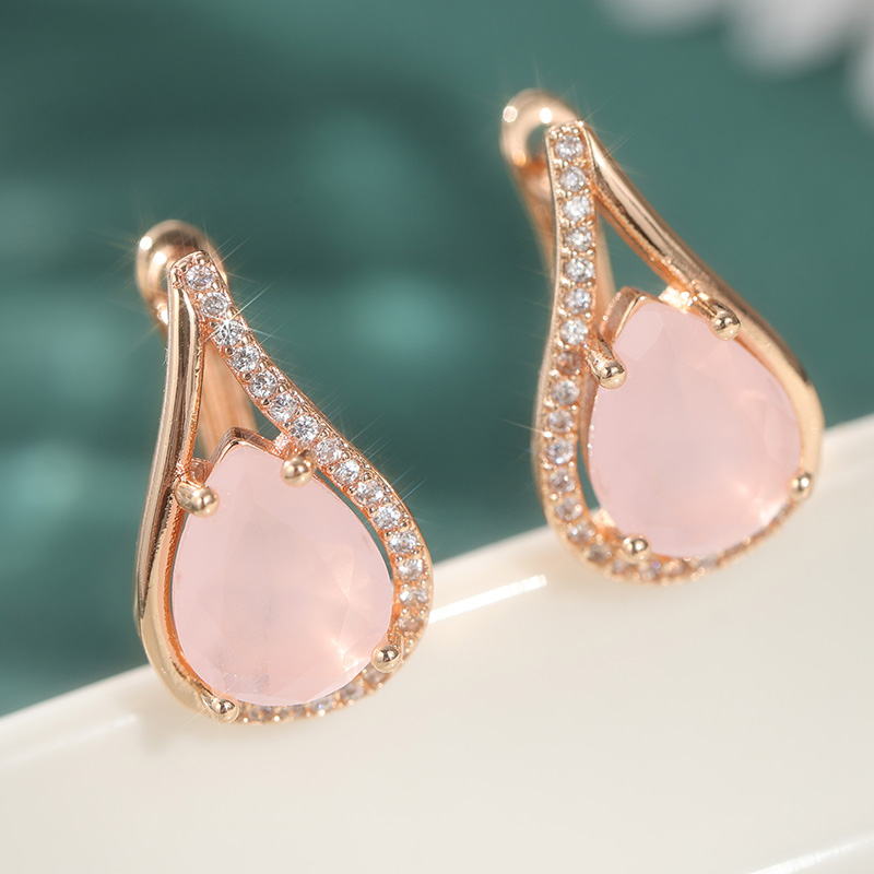 Anting Hoop Tetesan Air Opal S - Resin Art Ring ulasan dan harga