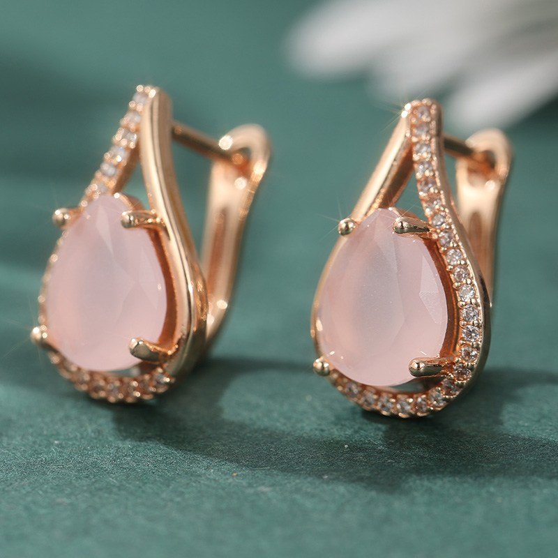 Anting Hoop Tetesan Air Opal S - Resin Art Ring ulasan dan harga