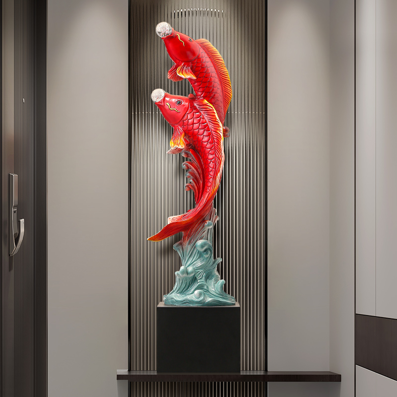 Patung ikan, patung Resin, rua - Resin Art In Floor ulasan dan harga