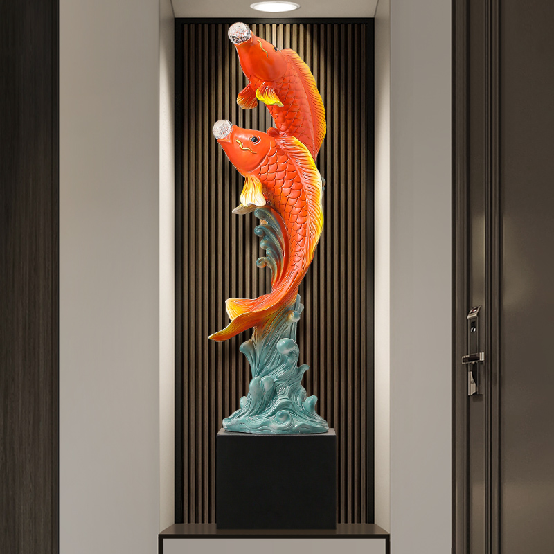 Patung ikan, patung Resin, rua - Resin Art In Floor ulasan dan harga