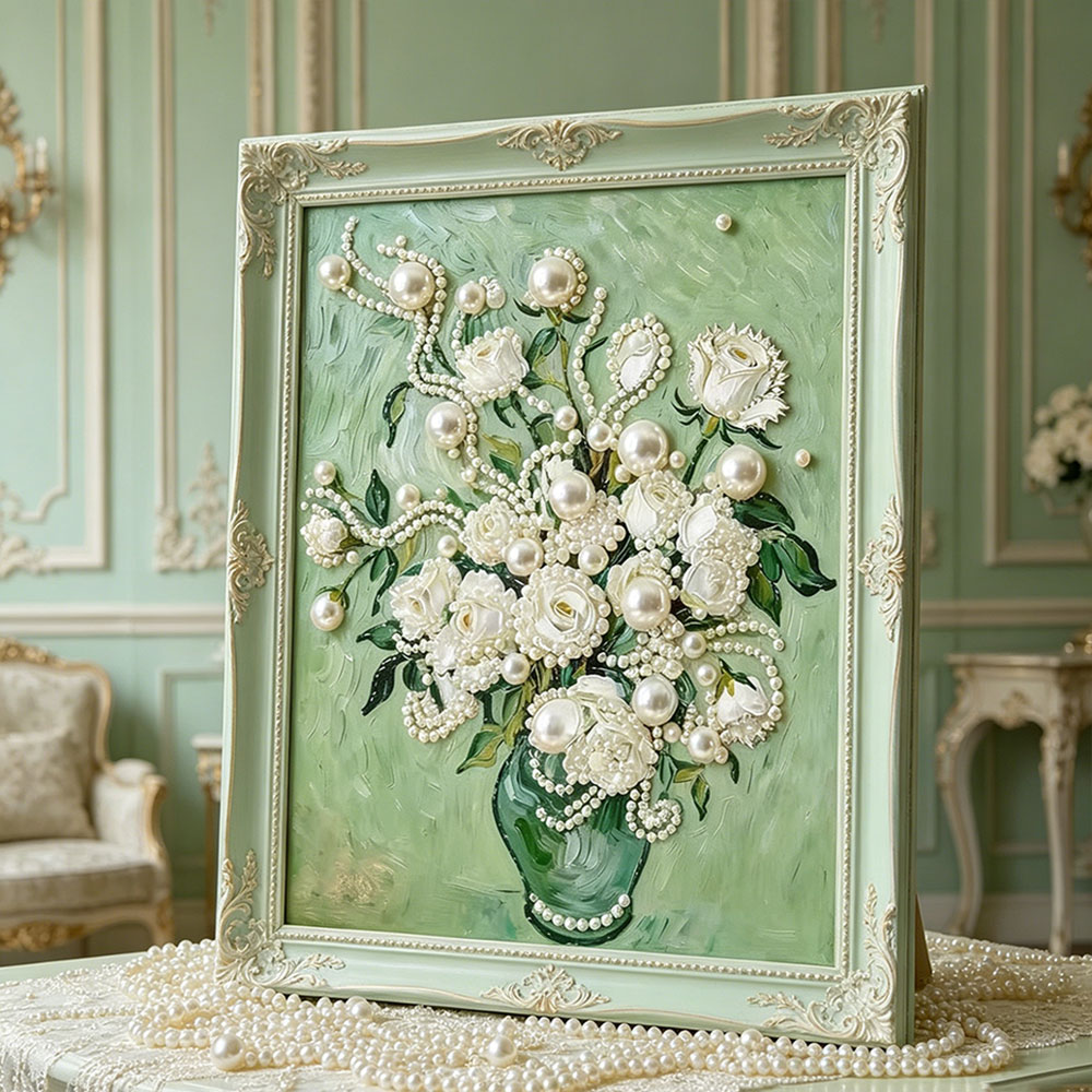 Kit Lukisan Mutiara DIY Huacan - Resin Art Rose ulasan dan harga